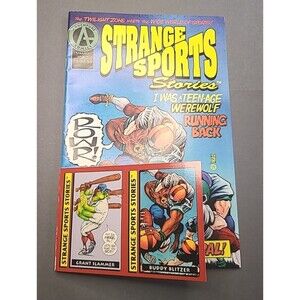 Vintage Strange Sports Stories #1 Early 1992 Adventure Malibu Comics Comic Book